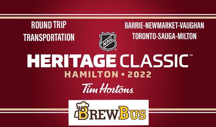 BrewBusCanada's tweet photo. #MapleLeafs heritage classic game. Round trip transportation from Barrie to Hamilton with stops in between. Stopping at 2 #breweries on the way. Contact for details! @nhl #nhl #HeritageClassic #TorontoMapleLeafs @MapleLeafs #GLG https://t.co/IzEKezB8hX