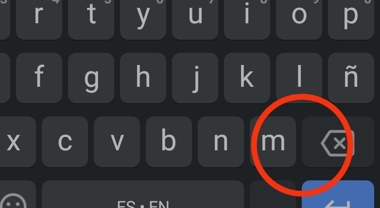 no si es solo a los zurdos, pero no les pasa qué no pueden escribir una fucking oración con (m) bien sin borrarlo ?