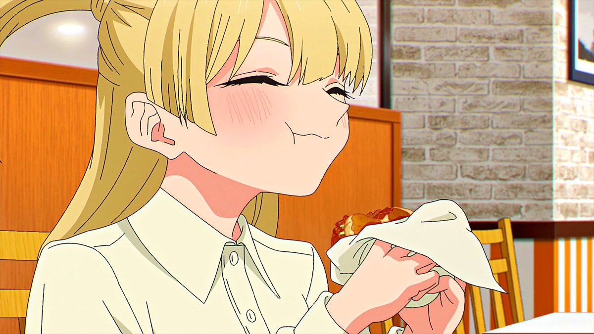 Kaizen_Anime's tweet photo. Anime Girl + Burger = ♥️♥️♥️♥️♥️♥️♥️♥️ https://t.co/lA3Gg3mCc5