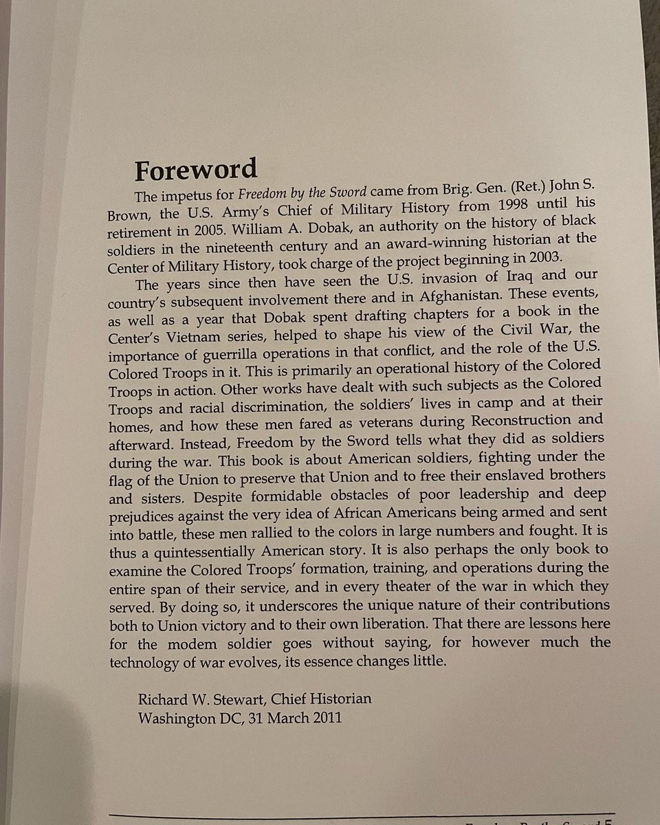 CivilwarF's tweet photo. Very good book we just picked up.  Freedom by the sword.  Highly recommend. #books #book #historybooks https://t.co/hiz9Rk0fS1