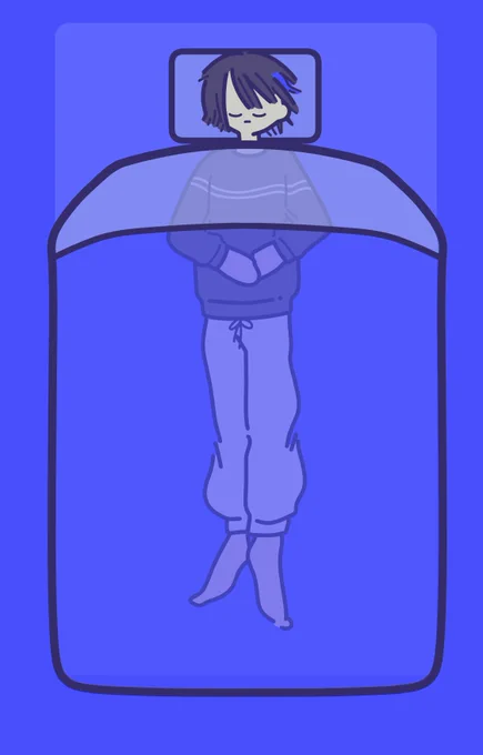 おやすみメシャ#灰画 #さ絵ぐさ #絵スコート 