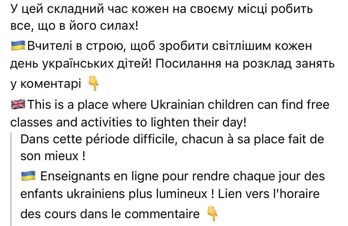 Vallily09's tweet photo. 💙💛We are a community of teachers from around the world dedicating our time to offering activities to the children of #Ukraine #childreninukraine  #english #teachersforpeaceinukraine @digital_ladies https://t.co/DzwGYER22l