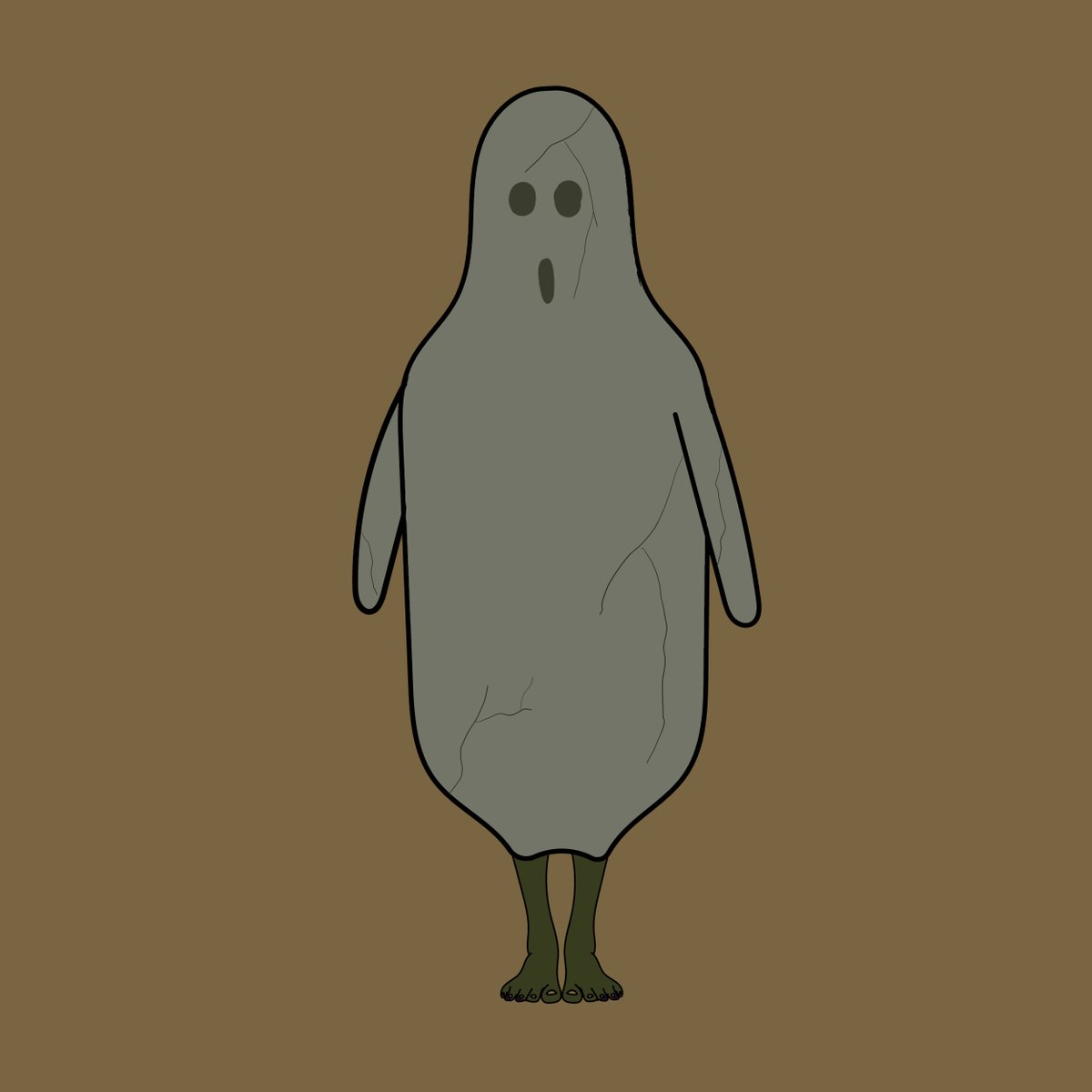 乾燥がひどいので
オバケさんもどんどん乾いて泥？石？みたいな感じになってきています。それではみなさんGNです👀

作品も少しづつ増えてきましたマイペースにコツコツと...

opensea.io/assets/matic/0…

#NFTART #NFTJPN #ObakeNewbies