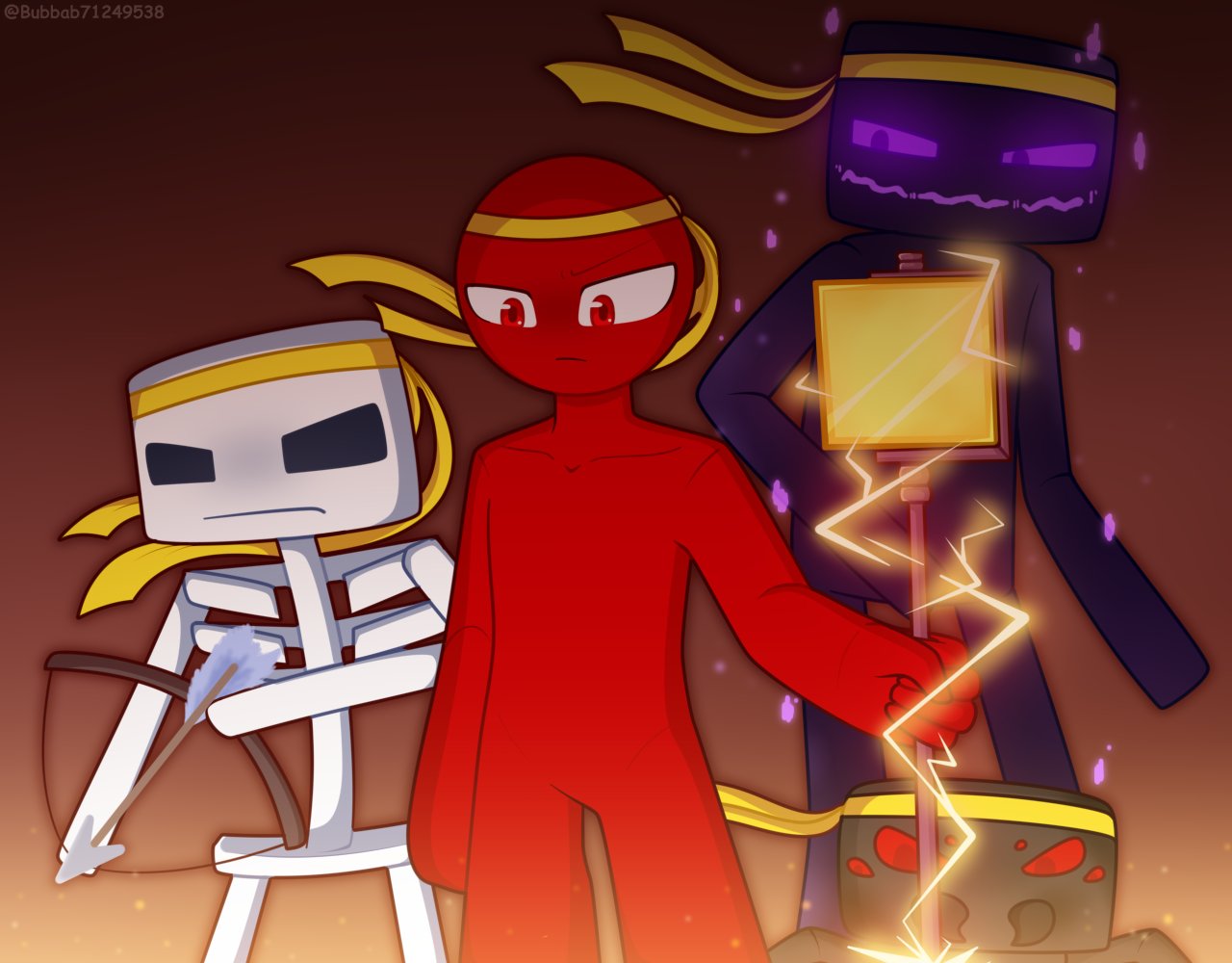 Animation vs Minecraft fanart! 4! by sKuwusK on DeviantArt