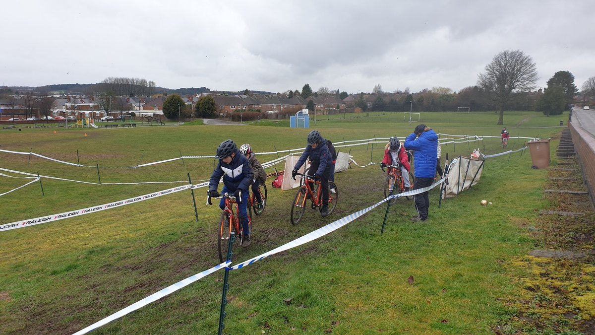 Great day on Friday with Year 6 experiencing Cyclo-cross riding with @CycleDerbyshire! @BritishCycling @DerbyCyclocross @cyclocross @UCI_CX @cyclocross24