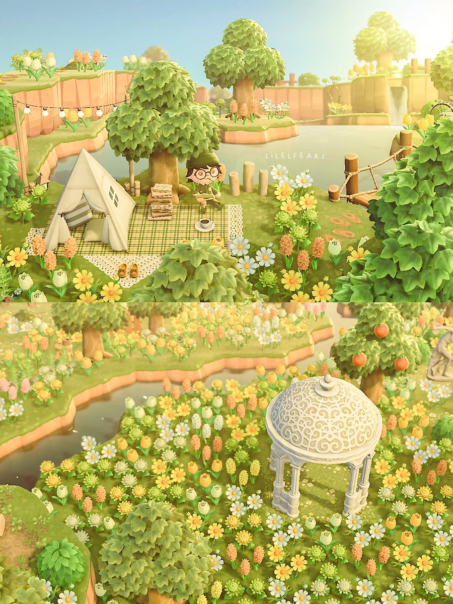 enoakii's tweet image. visiting springleaf 🌼 – #acnh #どうぶつの森 @springleeaf