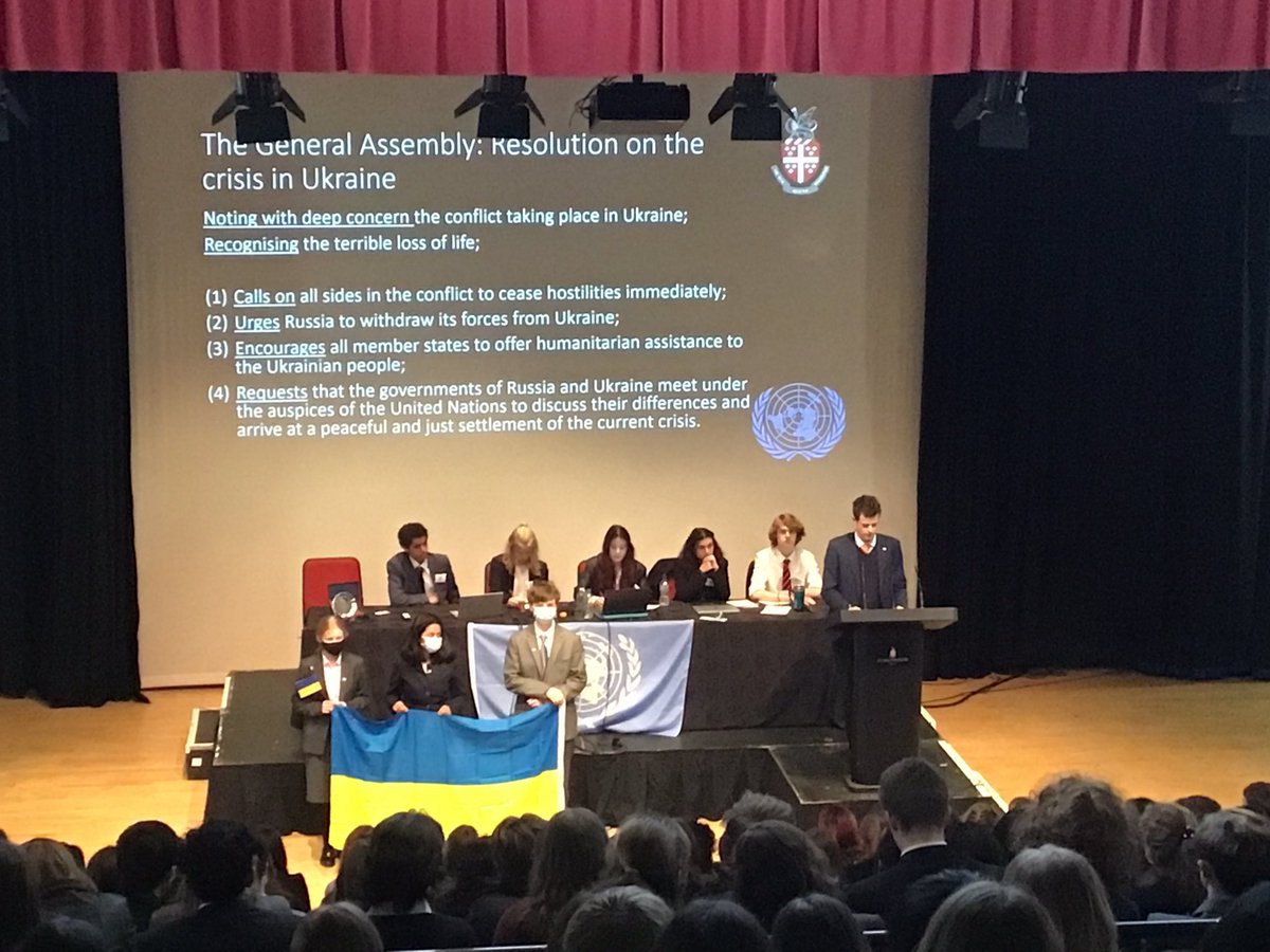 King's Worcester Model UN (@kswmun) on Twitter photo #BISMUN2022 <a href="/KingswoodSchool/">Kingswood School</a> #StandWithUkraine Our Ukraine Ambassador (Jamie W) speaks to the General Assembly. #BISMUN2022 <a href="/KingswoodSchool/">Kingswood School</a> #StandWithUkraine Our Ukraine Ambassador (Jamie W) speaks to the General Assembly.