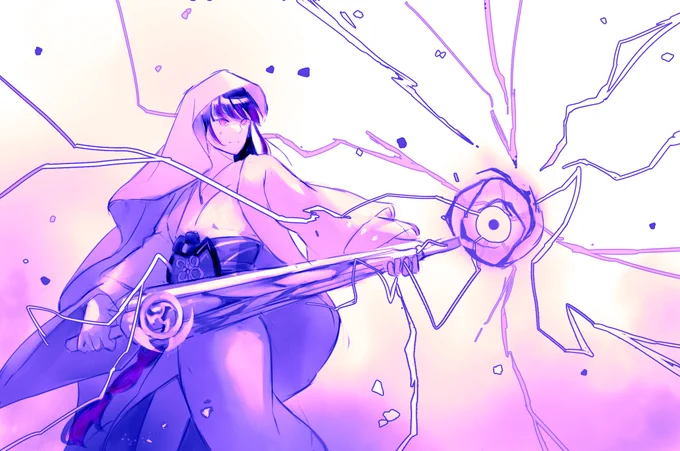 Original Archons with alternate weapons 

#venti #zhongli #RaidenMakoto #genshinimpact 