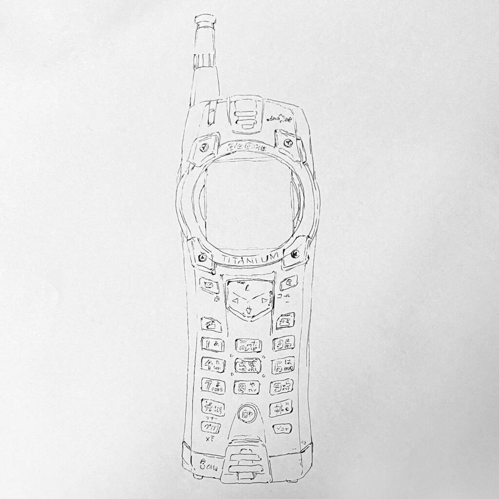 SHIBATA_Mami's tweet photo. はじめのケータイ

#drawing #illustration #ballpen #cellphone #ガラケー #phone #waterproof #antishock #イラストレーション https://t.co/eFEx8CQDsn https://t.co/aSDX4Cksut