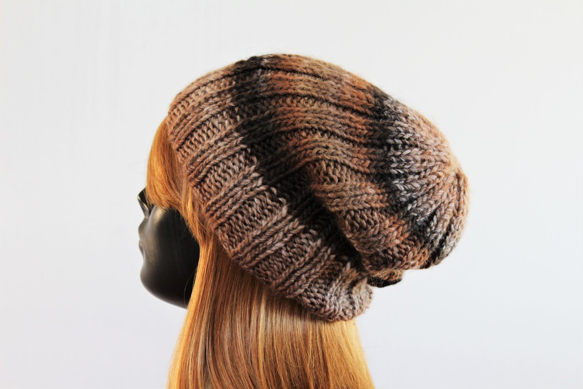 NemeziaKnits's tweet photo. Excited to share the latest addition to my #etsy shop: Knitted slouchy beanie hat , unisex, men, women, soft wool blend https://t.co/UCYxjH7DNi #brown #beige #lambwool #slouchy #beanie #winter #autumn #women #blue https://t.co/W4LMQoliwL