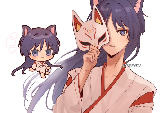 kitsune scaramouche ?? 🦊 #GenshinImpact 