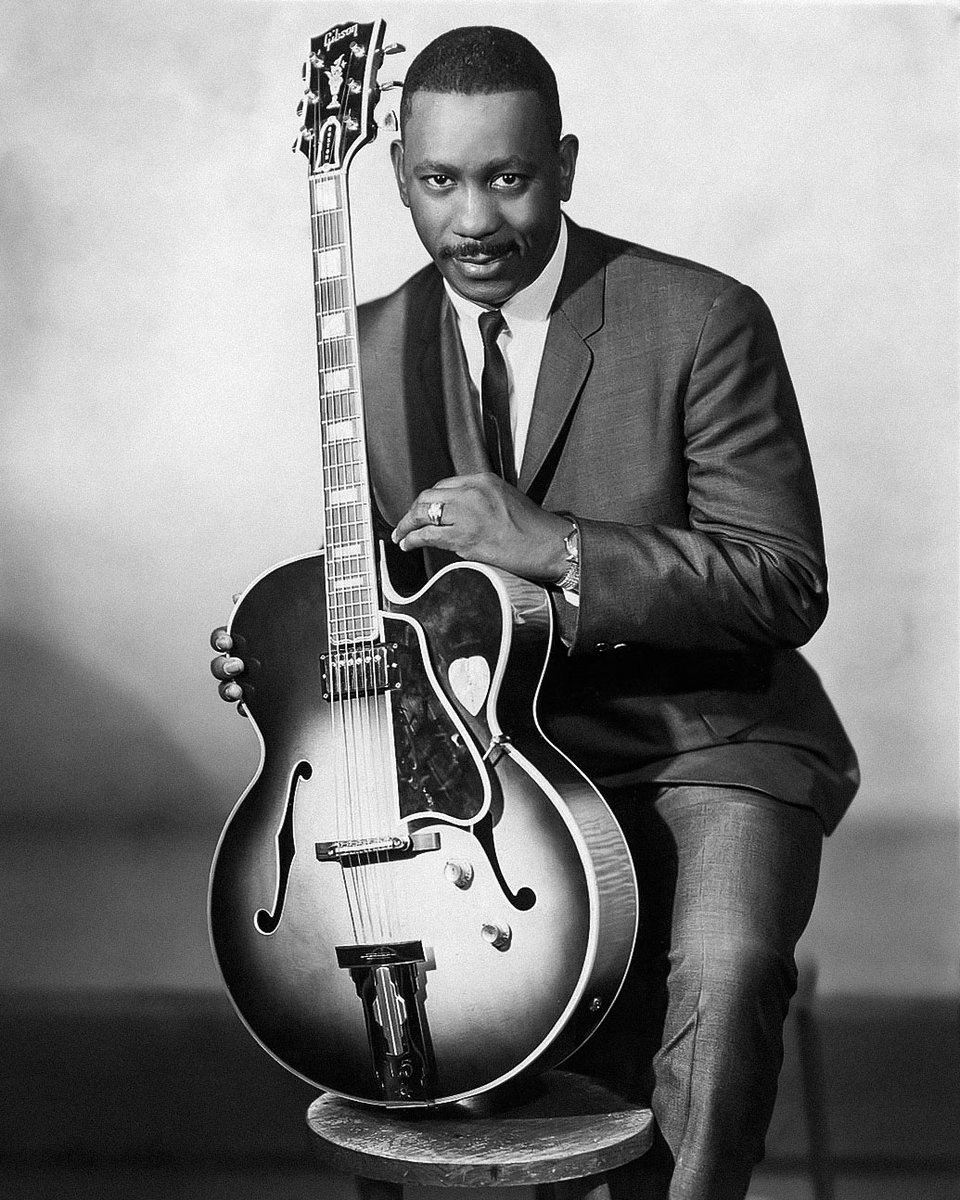 #HappyBirthday to Wes Montgomery, not only one of the most important guitarists in jazz history but one of the most inspired natural talents—whatever the instrument. Read about the life of Wes Montgomery: ow.ly/bOAM50IaCnY (Photo by Bruno Bernard for Verve Records)