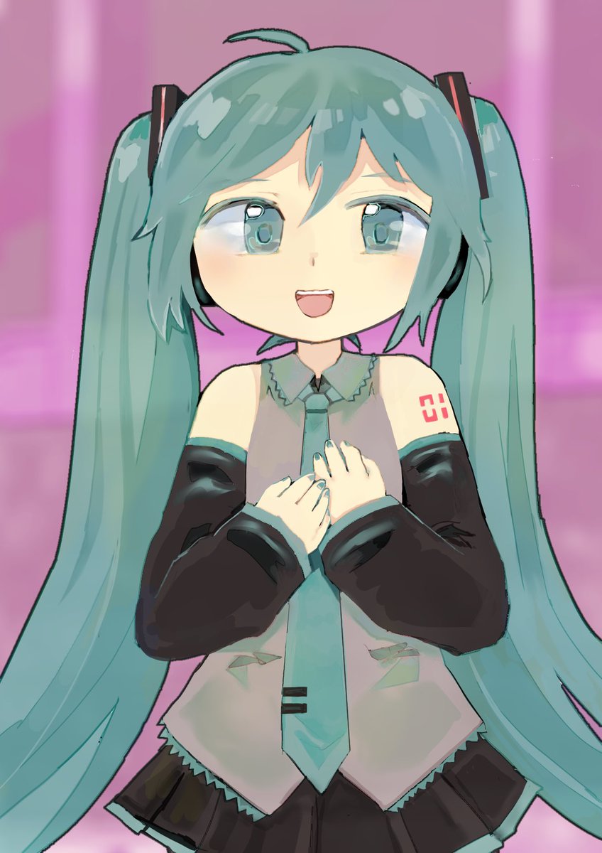 初音ミク 「初音ミク…人間の生み出せし光… 」|やすらかEXのイラスト