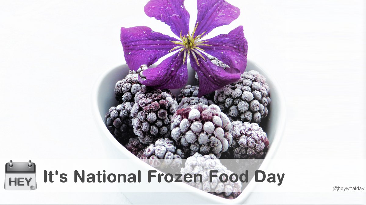 It's National Frozen Food Day! 
#NationalFrozenFoodDay #FrozenFoodDay #FrozenFood