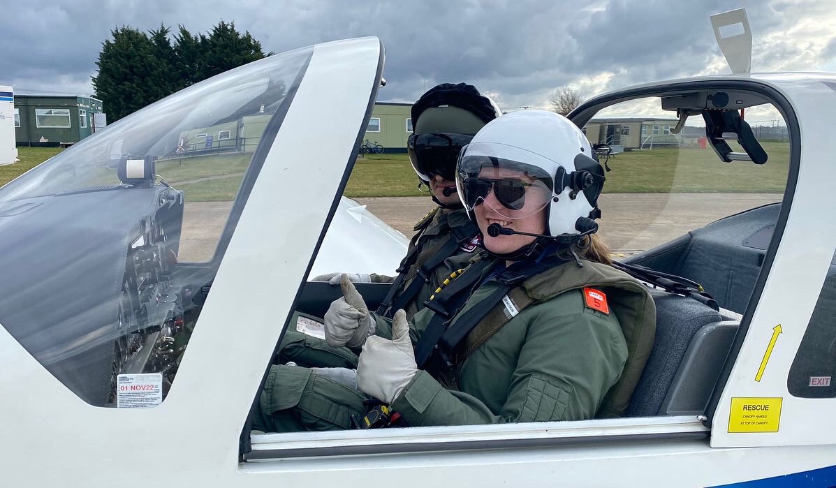 Great day for <a href="/2425AirCadets/">2425 Squadron ATC</a> with 7 AEF  
All first time flyers with smiles from ear to ear. 
#rafac #aircadets #flying #cranwell