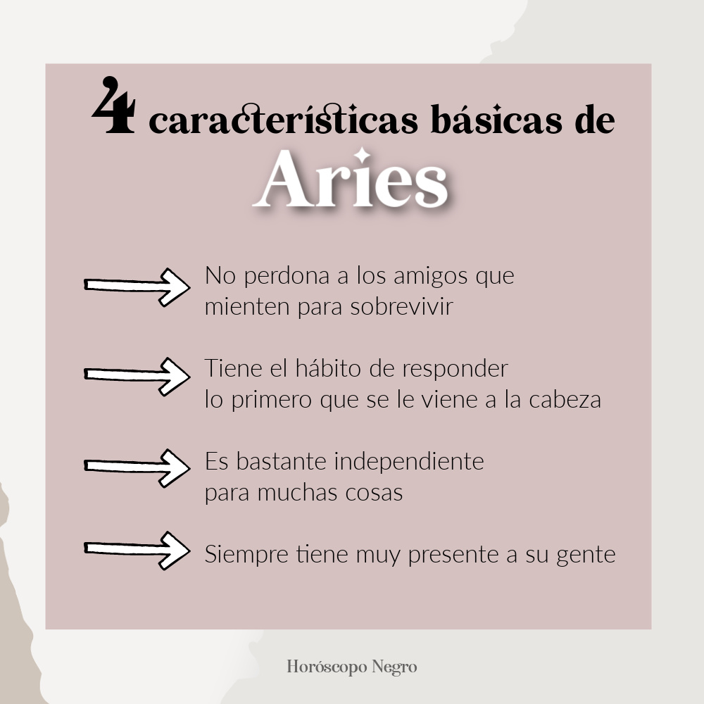 aries_hn's tweet photo. 4 características básicas de #aries ✨🔮✨ #horoscoponegro https://t.co/gFDZQgQvR4