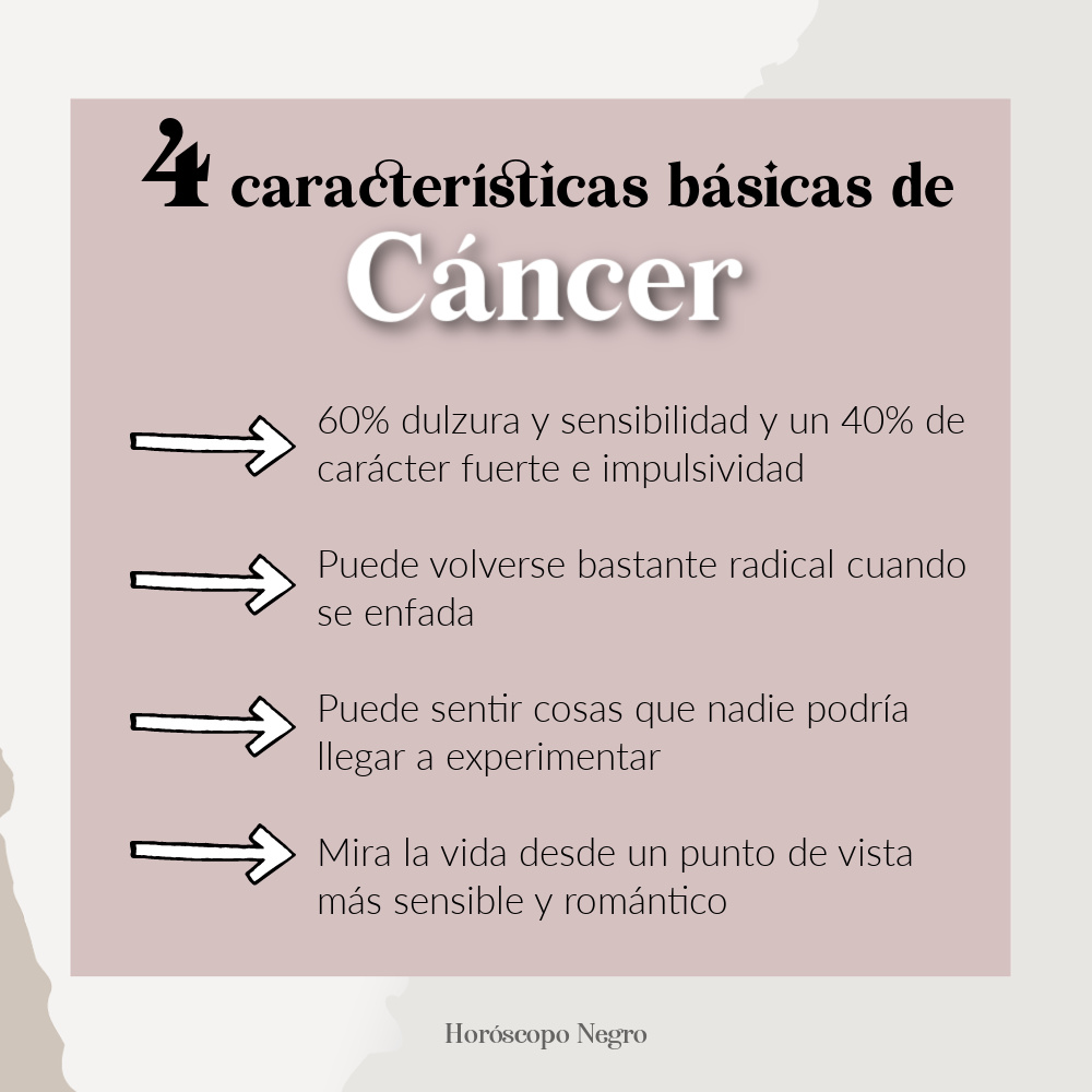 4 características básicas de #cancer ✨🔮✨ #horoscoponegro