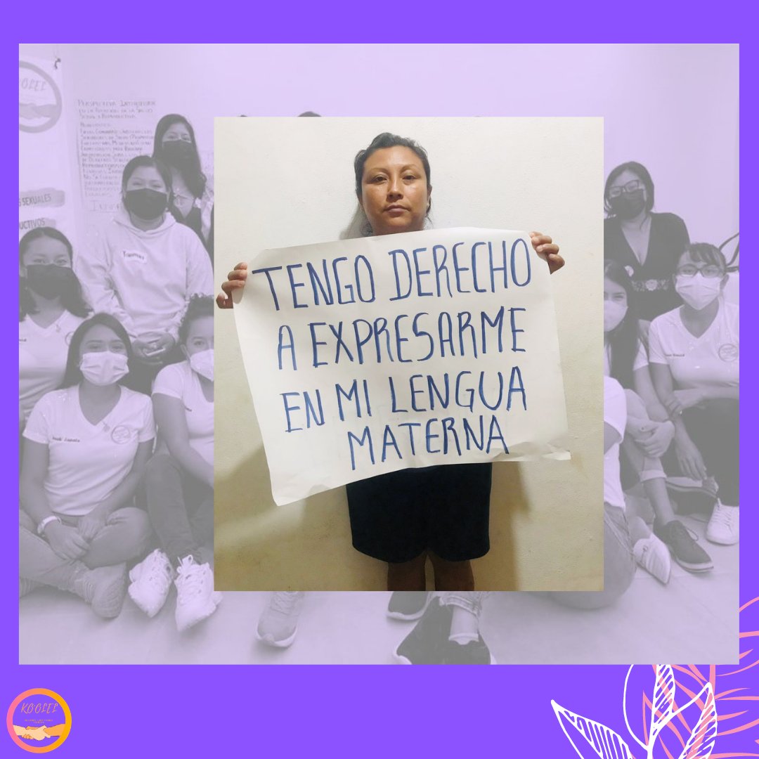 KoolelMuf's tweet photo. 🔥🔥Rumbo al #8M le preguntamos a mujeres #indigenas y #rurales de #Campeche ¿A qué tienes derecho?💜💜 https://t.co/FExdsRjCFB