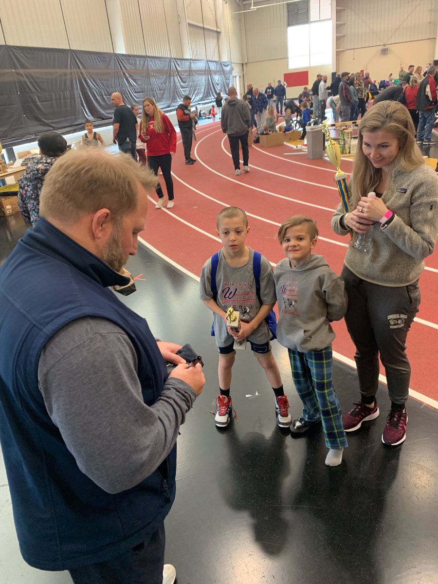 WIBN_Philly's tweet photo. WIBN Philly is proud to sponsor the ICWL Championships. Thank you @pennsylvaniartc, @CoachSlay and @Joey_McKenna for sharing your time with the kids. And thank you @josephmjamison and @UrsinusW for hosting this amazing event. https://t.co/gaeRqRMNsp
