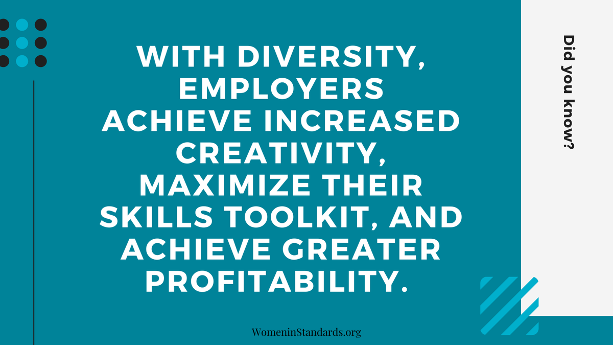 WiStandards's tweet photo. The Value of Diverse teams, keep reading https://t.co/mJaduNL539 
#diversity #inclusion https://t.co/eFd93jK6QQ