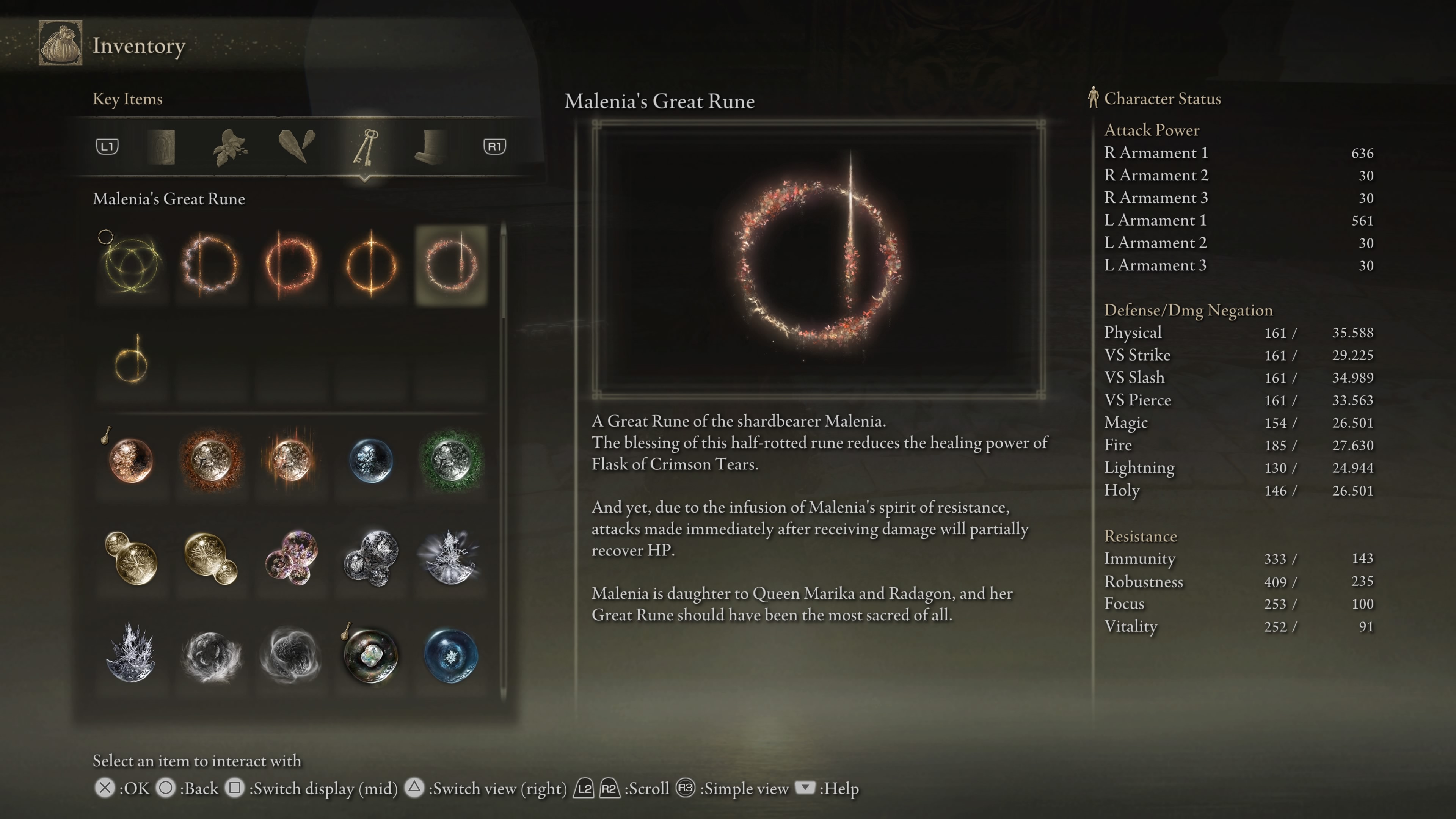 Ziggy Tigar 🦖 on X: &ldquo;Malenia&rsquo;s Great Rune basically turns the 