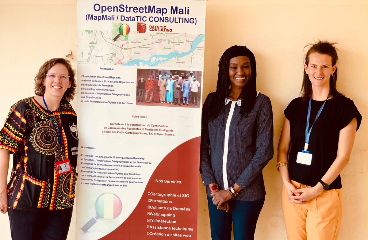 Honorable_Nath's tweet photo. Jour2 des sessions de formation sur les outils #OpenStreetMap &amp; SIG à l'endroit des femmes, organisées par l'Asso @OSM_Mali dans le cadre des festivités du 0️⃣8️⃣ Mars 2️⃣0️⃣2️⃣2️⃣.Merci beaucoup 🙏 à la #GIZ pour la visite et les soutiens apportés
 #WomenEmpowerment 
#womensday2022 https://t.co/FAcpaeaoVH