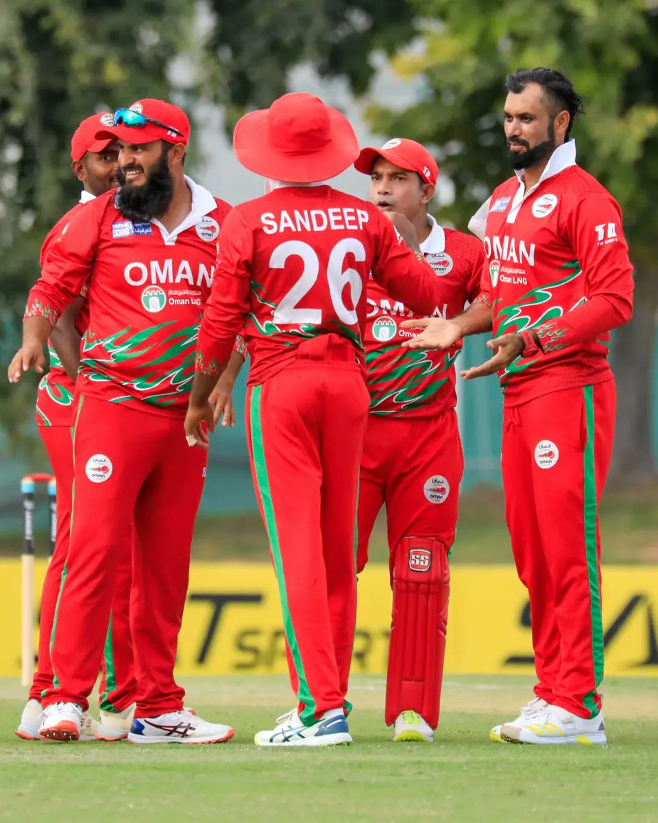 TheOmanCricket's tweet photo. How about we say 2 - 1?π
Sublime performance by the boys to beat UAE at thier ground coming back from the rough patch last month!
#UpandOver #OmanCricket #RagingRed #CWCL2
#OmanvsUAE https://t.co/Ty25bv3vdo