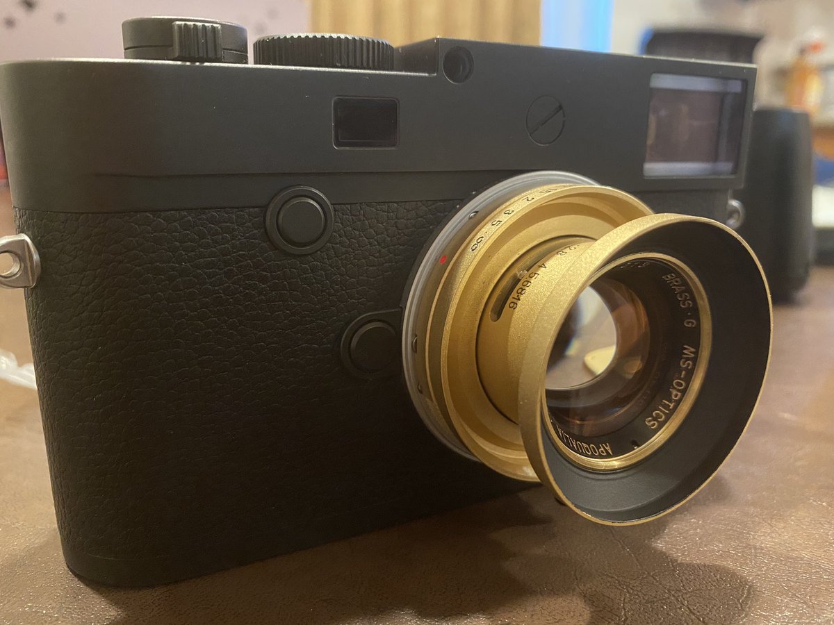 ribnar's tweet photo. My current setup - m10m + ms optics apoqualia 35mm f/1.3 https://t.co/TLZoiHqJCO
