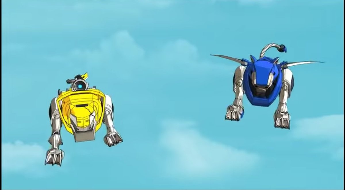 NexusProjectVF's tweet photo. We don't tweet about current events unless we can make a lighthearted Voltron reference out of it, because this is just a fun cartoon escapism project. A lot of things don't lend themselves to that...
Here's a couple of lions, though. 💙💛 https://t.co/lUEjO1mOje