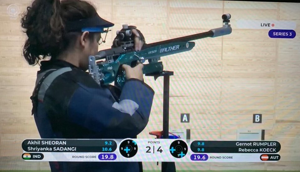 GNSPFIndia's tweet photo. Congratulations to our alumni @Shriyanka_India and @AkhhiiChenu in winning bronze medal today at @ISSF_Shooting #WorldCup2022 in 50 meter 3 Position Mixed Team event.

@sports_odisha @CMO_Odisha @gaGunNarang @OfficialNRAI https://t.co/ycQO3kiMS7