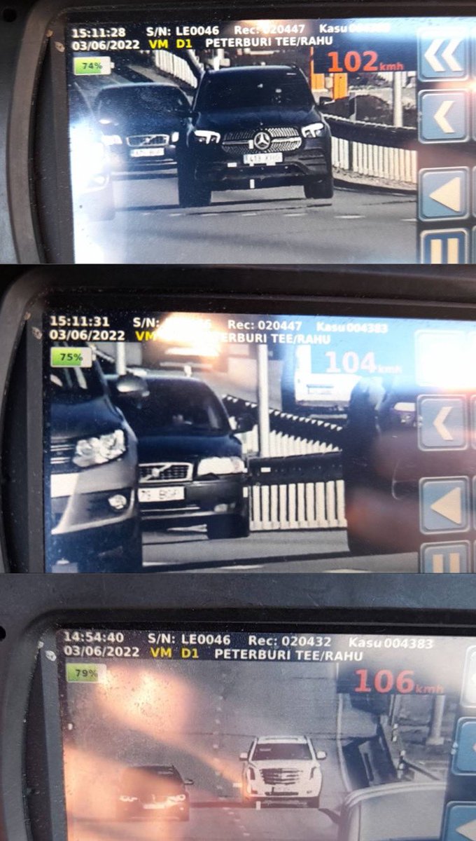 VKagonen's tweet photo. Täna tegime järelvalvet hiljuti valmis saanud Väo liiklussõlme viaduktil, kus kehtib kiirusepiirang 70 km/h. Kahjuks ületas nii mõnigi juht luubatud kiirust rohkem kui 30 km/h. 
Piirkiirusel on põhjus!
#liiklus #politsei https://t.co/RC271w8VH2