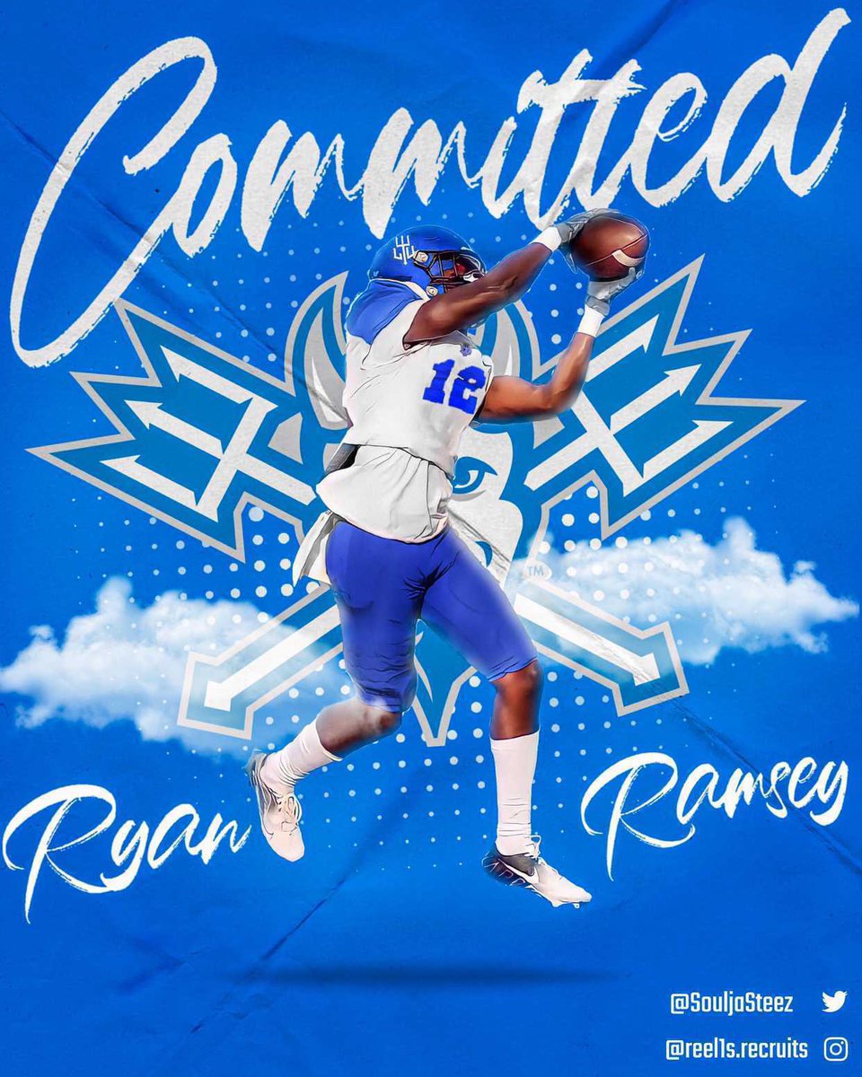 wavy_rya's tweet photo. COMMITTED🔱⚪️🔵@LTU_FB @T_Wilson11 @coachamitchell1 @opfootball_ #BlueDevils #cuLTUre https://t.co/8oA9TZuohR