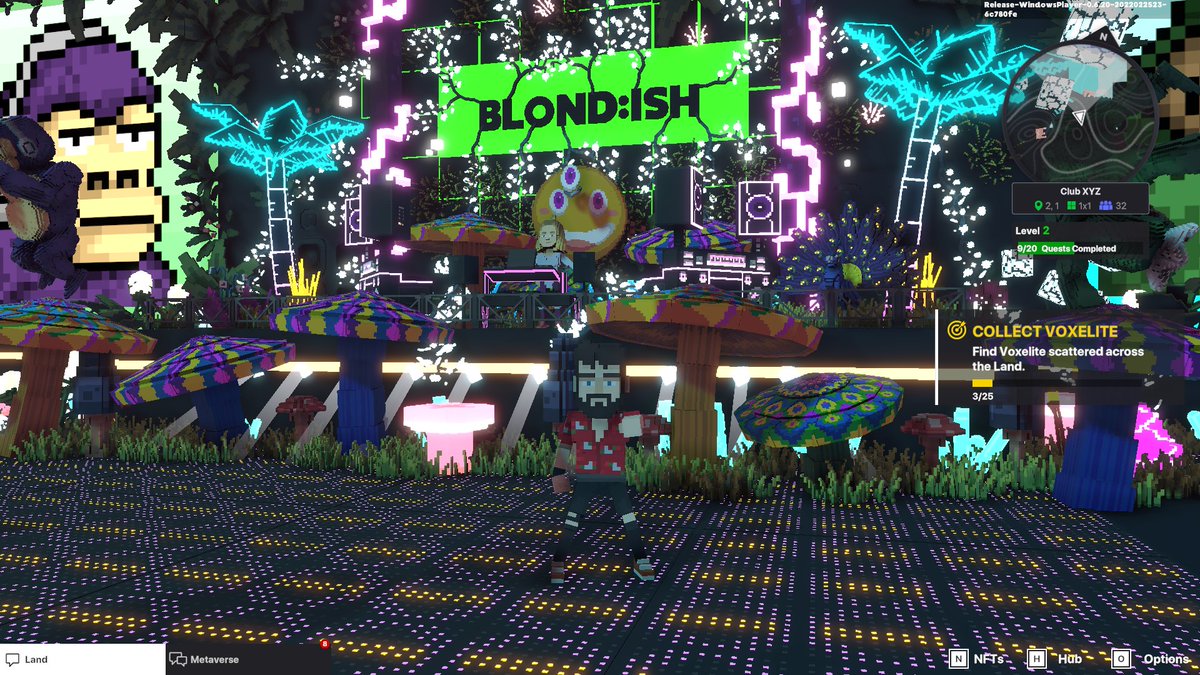 HawkDrunken's tweet photo. @TheSandboxGame @blond_ish I just participated in the daily #SandboxAlphaS2Contest for a chance to earn up to 1,000 $SAND! Day 2 - Dance with Blond:ish. Check out my screenshot below! 👇 #SandboxAlphaS2 https://t.co/s4Tzj8waw2