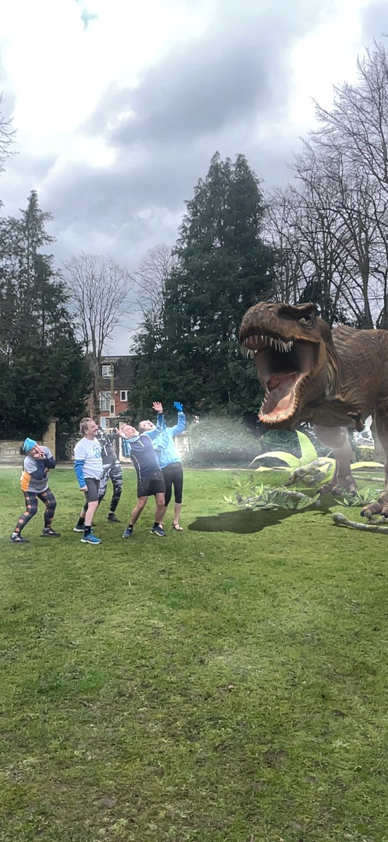 davidaglewis's tweet photo. Whats this? An all new T-Rex?? Lovely scare this morning on the @LakesideRunner Sunday Social run. @mkcouncil and @LoveExploringHQ #exploreMK #loveMK https://t.co/ohthHwZ5vr
