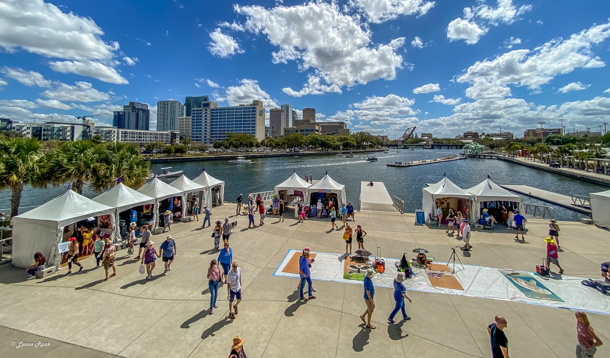 Beautiful day in #Tampa for the 52nd annual #Gasparilla Festival of the Arts.

<a href="/GasparillaArts/">Gasparilla Festival of the Arts (GFA)</a> <a href="/CityofTampa/">City of Tampa</a> <a href="/VisitTampaBay/">visittampabay</a>