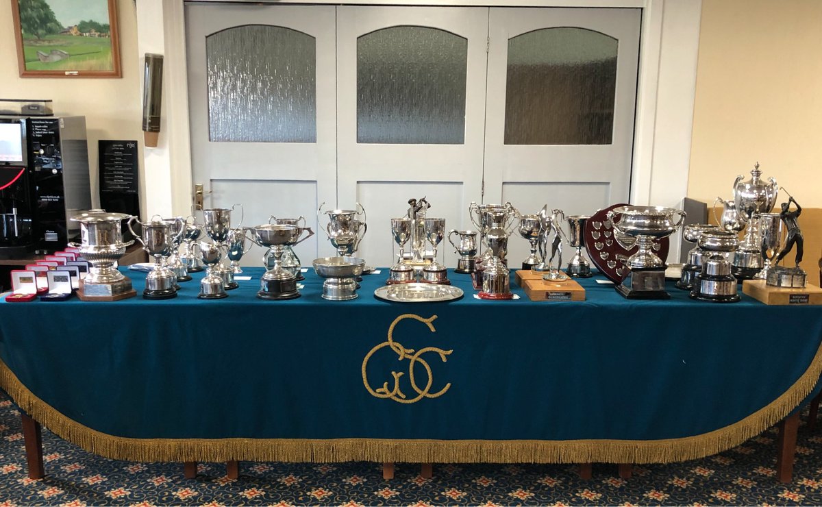 ClubSilkstone's tweet photo. Bit remiss of me the other night - forgot to arrange for any photographs at the annual Gent's Prize Presentation.
Congratulations to all the winners - here's the prize table before the evening got messy! https://t.co/8C1BO0en9g