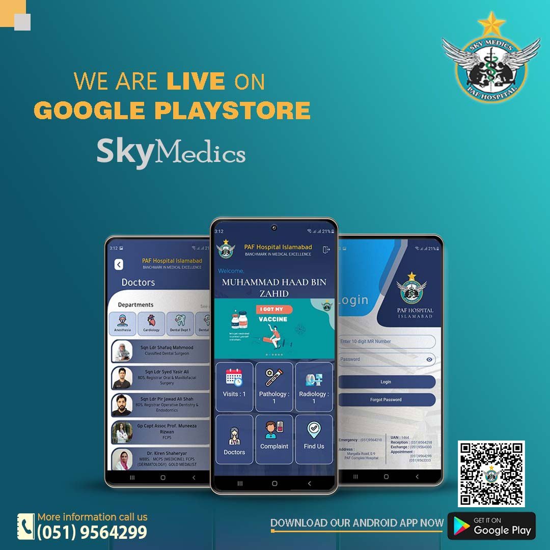 Interfaz de la App Paf