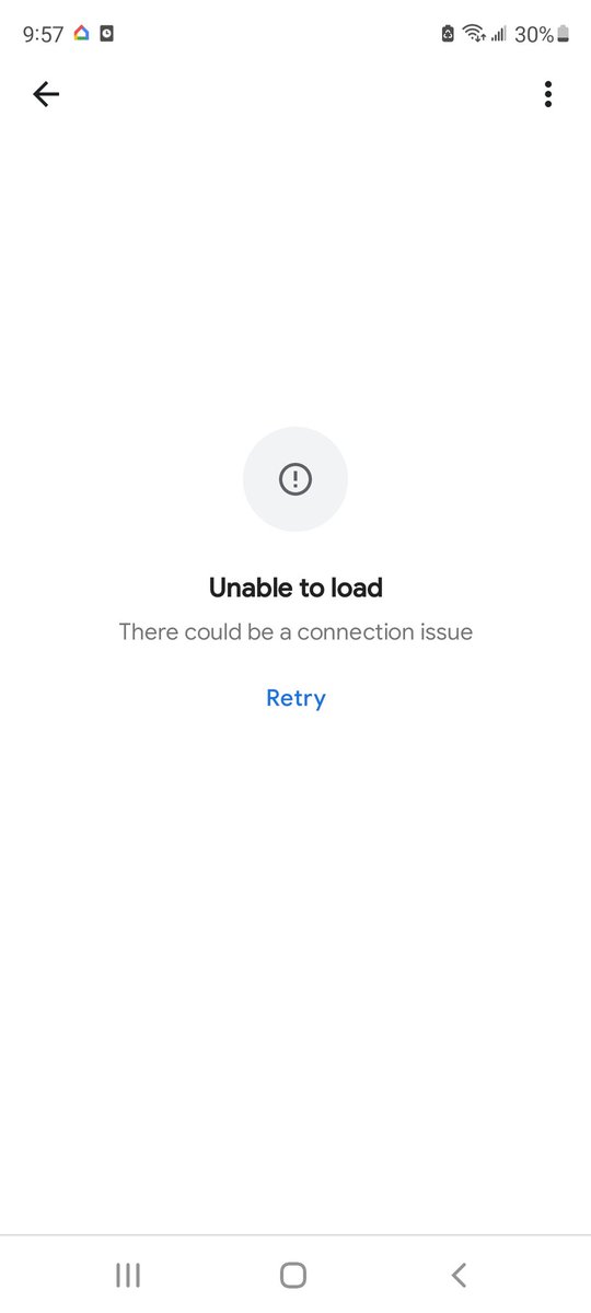 Z8Cam's tweet photo. @madebygoogle When I try to connect to the one that is already on home I get this https://t.co/G6Ou7BO1zj
