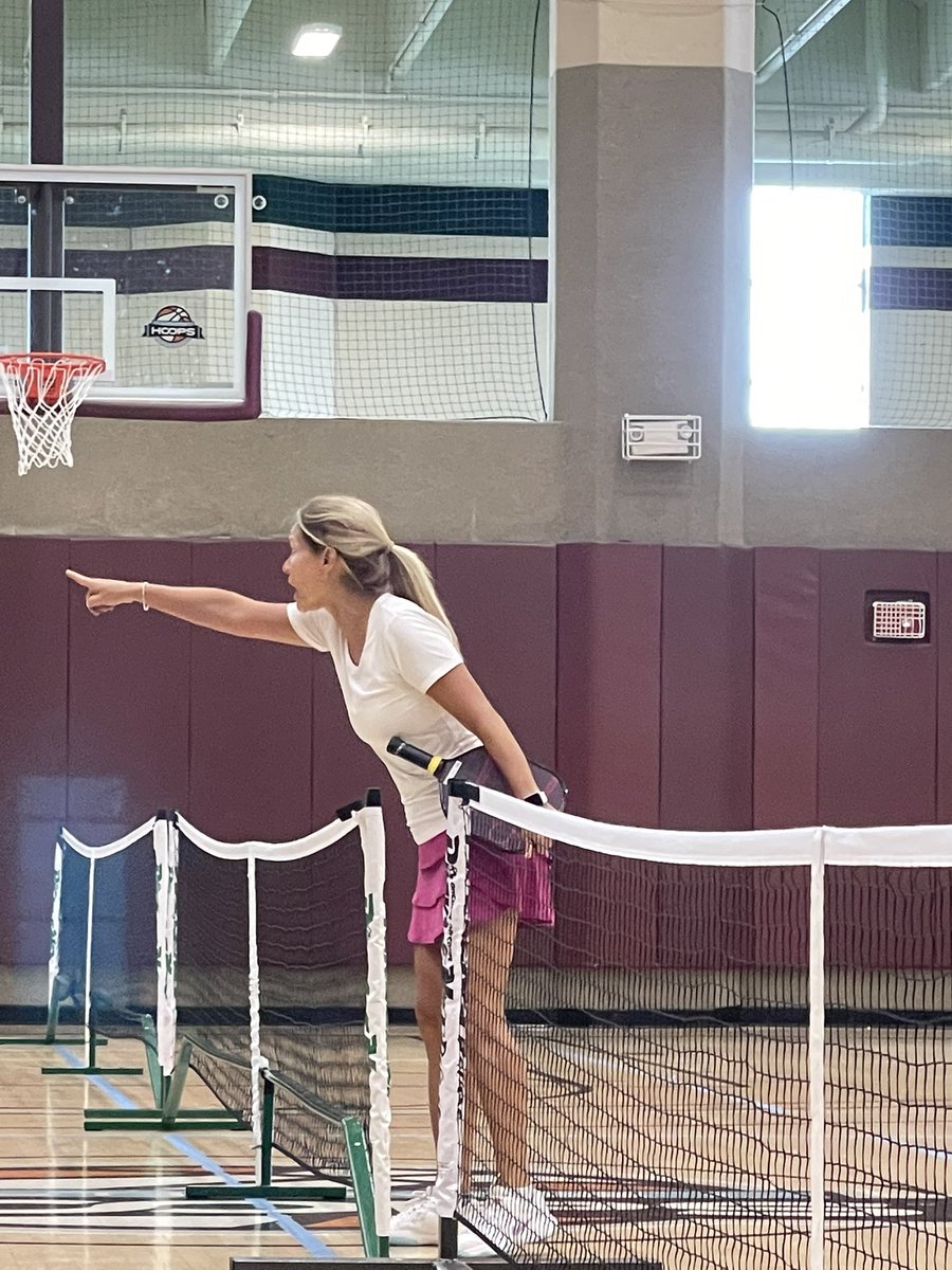 I came to pickleball today and my friend Michelle Stoelting Zurawski was here!!!! I love how our life continues overlap! Through hs, friends, Lifetime, soccer, and kids! now Pickleball! Love it!!!