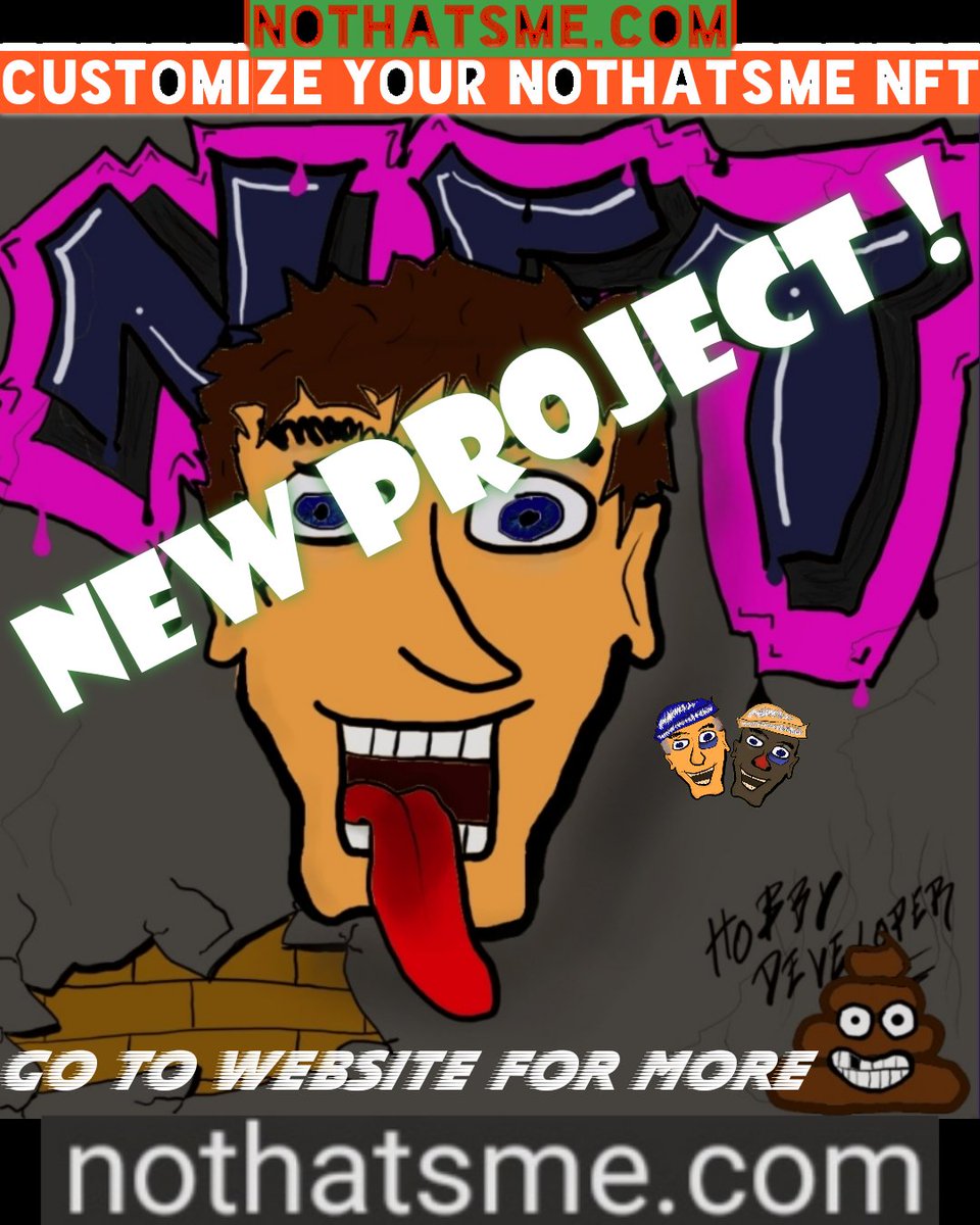 Hobby_Developer's tweet photo. ⚒️#Customize⚒️
your own #Nothatsme #NFT😱
different to other #NFTProject👍 
max. Supply 10.000 #Nothatsme's
Be one of the #NFTCommunity 
Be one of the first or regret it later😜

https://t.co/HOIawGzUUq

https://t.co/nkO6oRmAJ0

#NFTdrop #nftart #DigitalArtist #Collectibles #love https://t.co/kqQT1rZS48