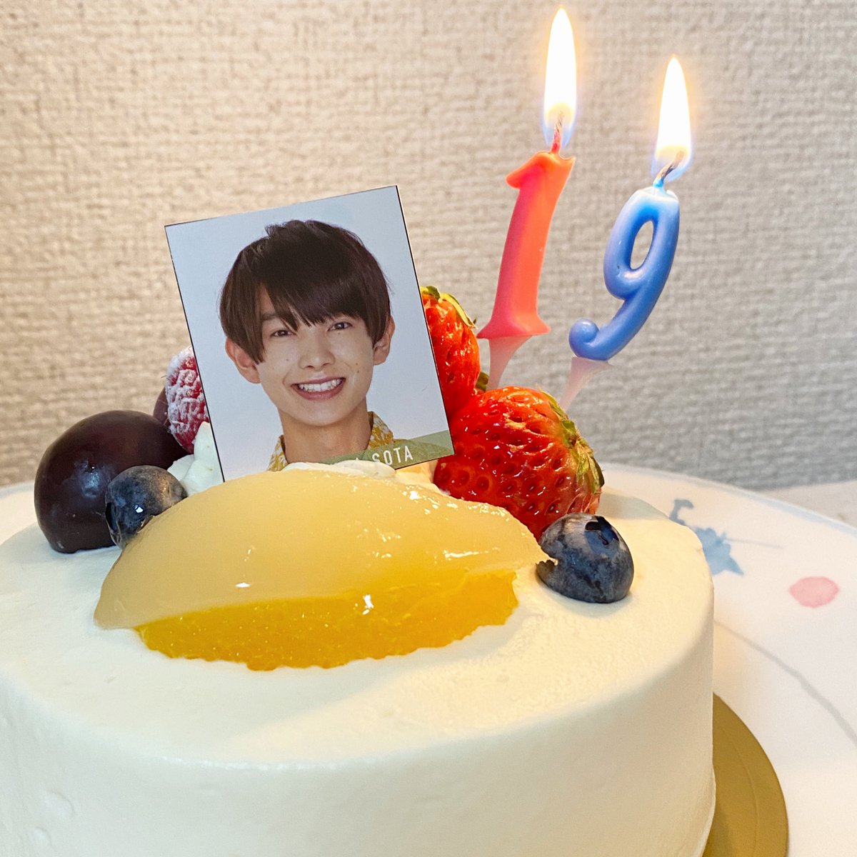 Sou37J's tweet photo. うちむらそうた
まだまだ19歳💙
私もがんばるね(さっきがんばってねって言われたから)
 #内村颯太誕生祭2022 https://t.co/K7M6EKsFrb