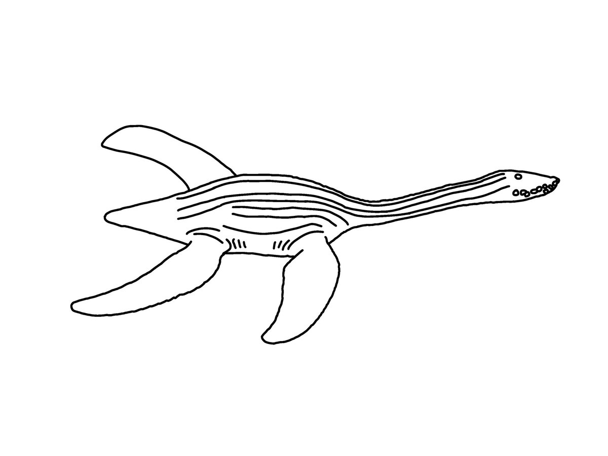 『GENTLE DINO』
色塗りはまだですが…！