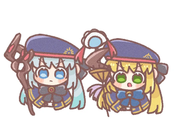 トネリコとアルトリアキャスター #FGO 