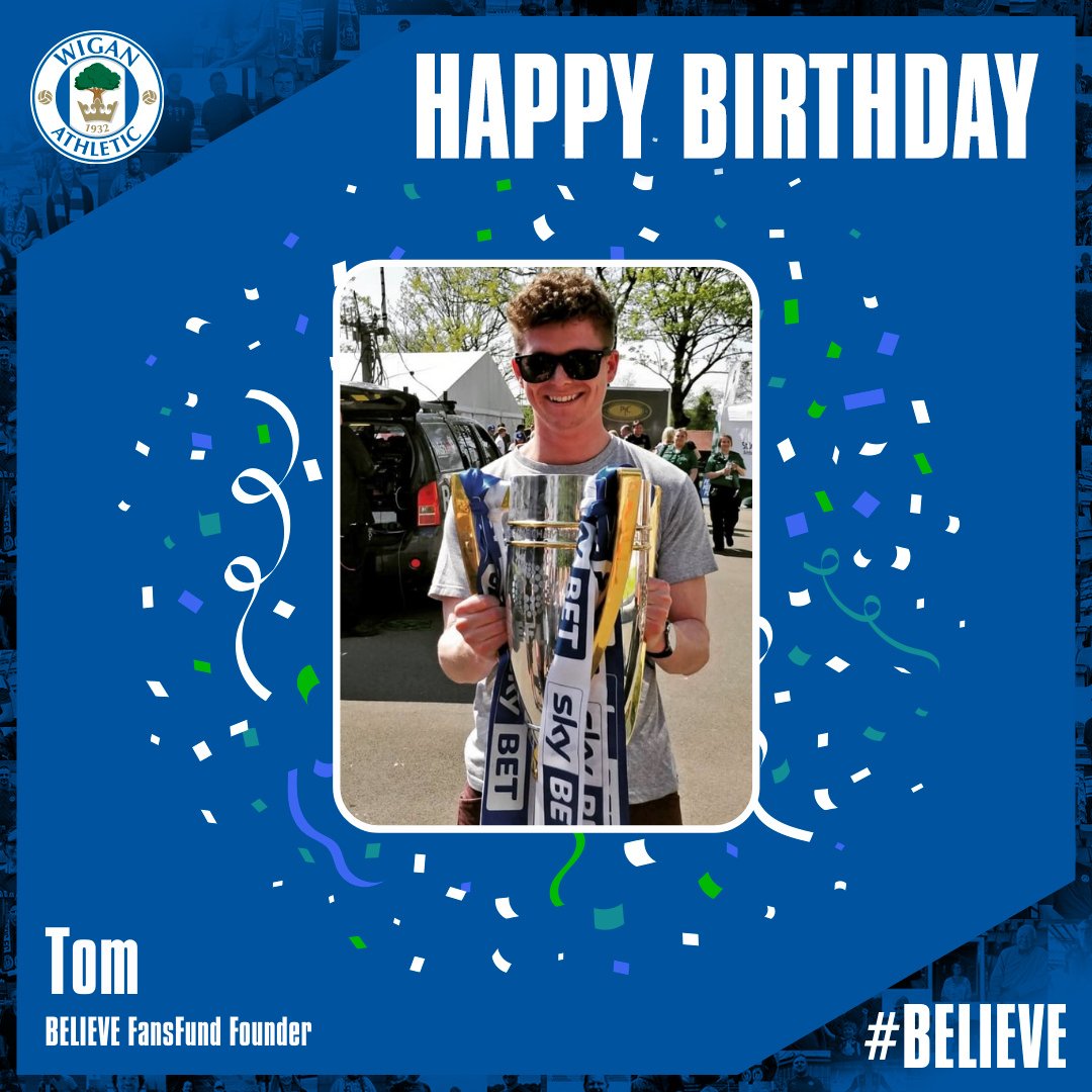 🎂🎉 Happy Birthday to #BELIEVE FansFund Founder @_wigwam92 

🥳 Hope you've had an amazing day!
 
#wafc 🔵⚪️