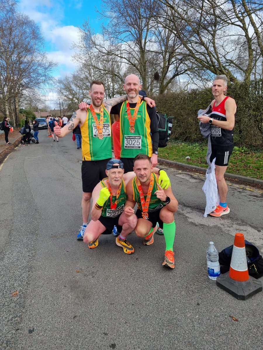 east_cheshire's tweet photo. WHAT A WEEKEND!!! 🟢🟡 From the indoors, to a muddy XC & we can’t forget a super fast Trafford 10km #Trafford10km #SELCC #Indoors #WhatAWeekend #TheMightyEastChesh https://t.co/mnR9K7K6jL