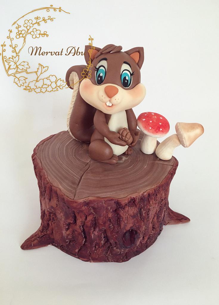 CakesDecor's tweet photo. Squirrel cake by Mervat Abu
https://t.co/Bc5mTmJCID
#squirrel #caketopper #logcake #cakeart #sugarpaste https://t.co/z7uzz6FV2g