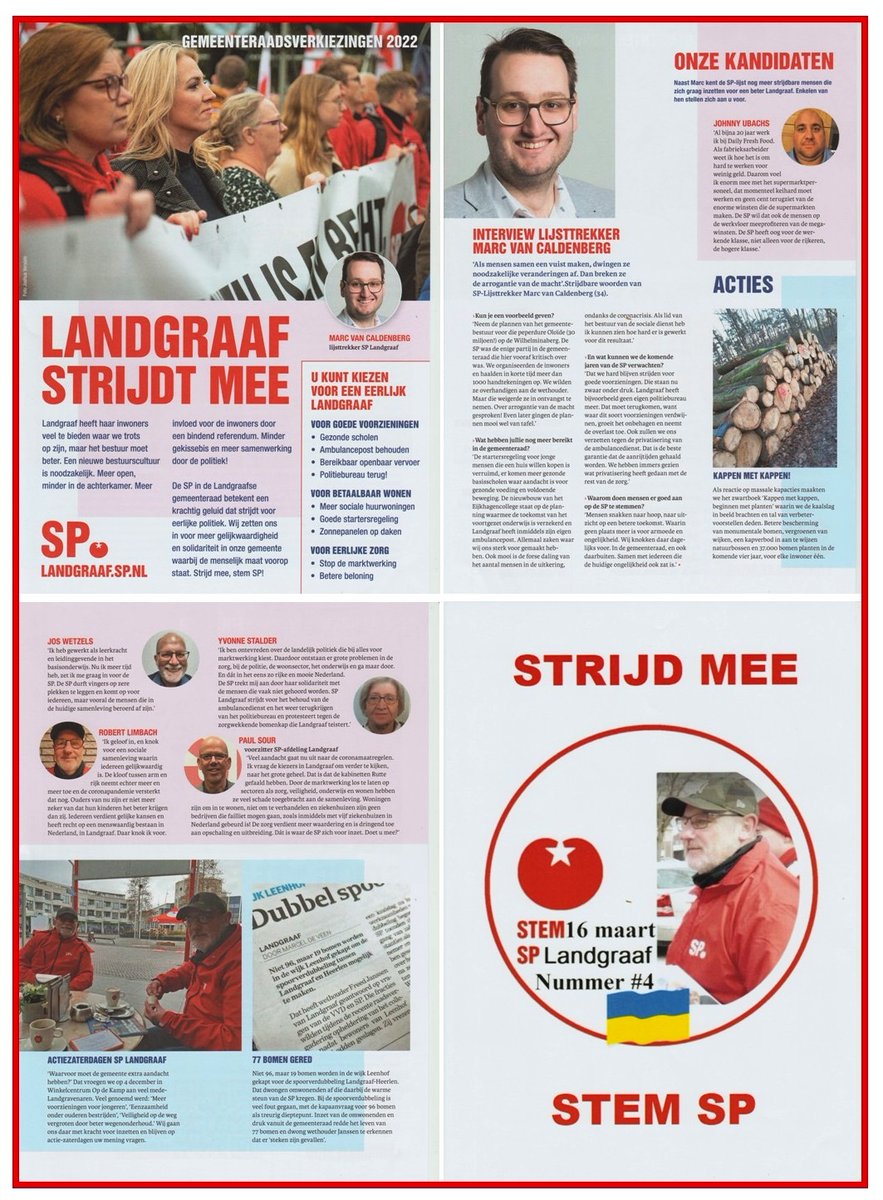 robert_limbach's tweet image. Voor iedereen die zich wil verdiepen in de standpunten van de SP in Landgraaf. Lees onze verkiezingskrant: Binnenkort bij iedereen in de brievenbus. 
Samen staan we sterk, samen voor elkaar. 

#strijdmee 💪 #SPLandgraaf #SP #Landgraaf #gemeenteraadsverkiezingen2022