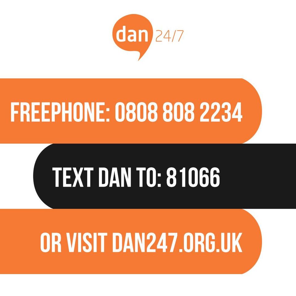dan_247's tweet photo. If you have concerns relating to #alcohol #drugs
We are #open247 to offer #support #advice #signposting across #Wales.
Call 0808 808 2234 text Dan to 81066.EAJ https://t.co/enkcEL2CFW