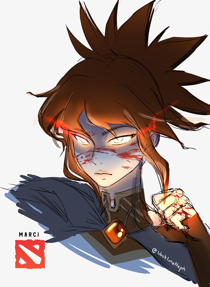 Here's some sketch
Dota 2 Marci unleashed!

#dota2 #dotadragonsblood #digitalart #commissions