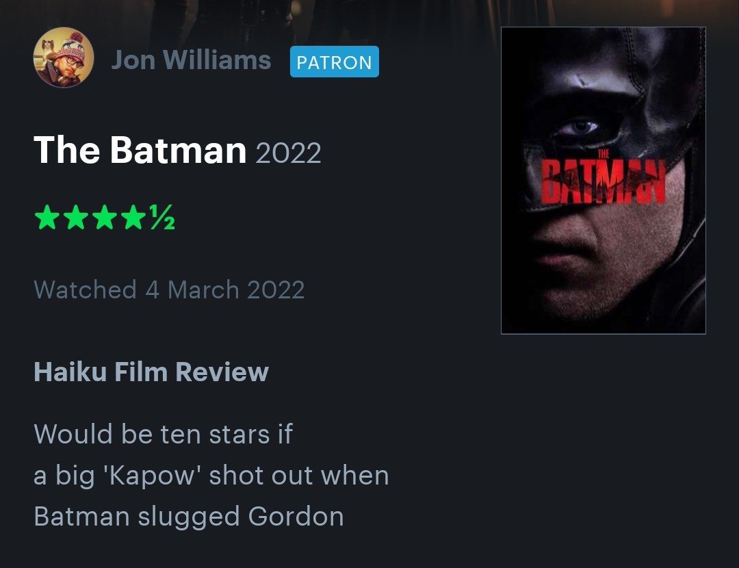 JonWhuman's tweet photo. @letterboxd https://t.co/mEJNB7dars